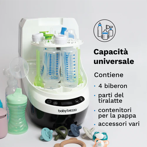 Baby Brezza Bottle Washer Pro – Il primo dispositivo completo per lavare, sterilizzare e asciugare i biberon