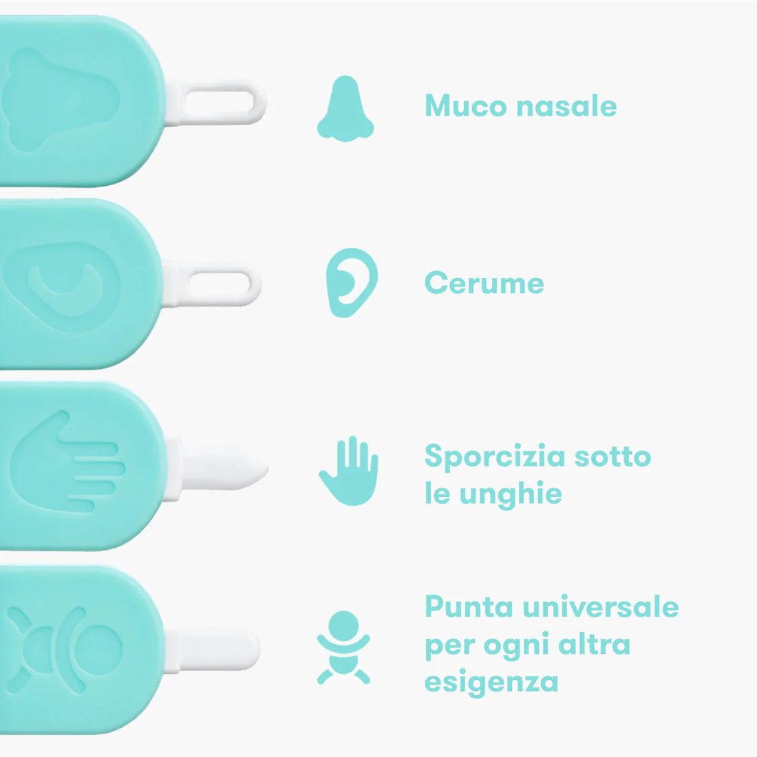 Prodotto essenziale per la pulizia di naso,orecchie e unghie Frida Baby