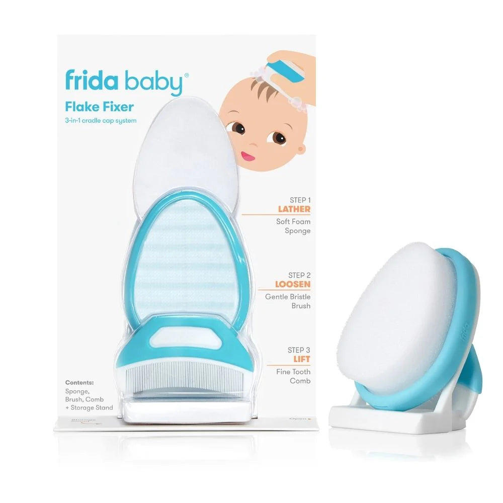 Flakefixer spazzola con sistema 3 in 1 per crosta lattea Frida Baby