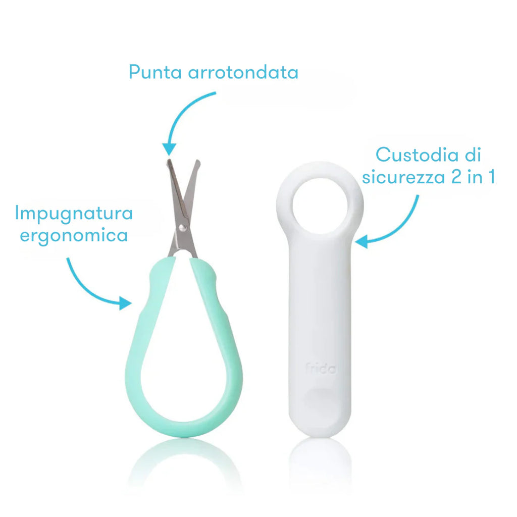 Forbici per unghie con presa facile Frida Baby