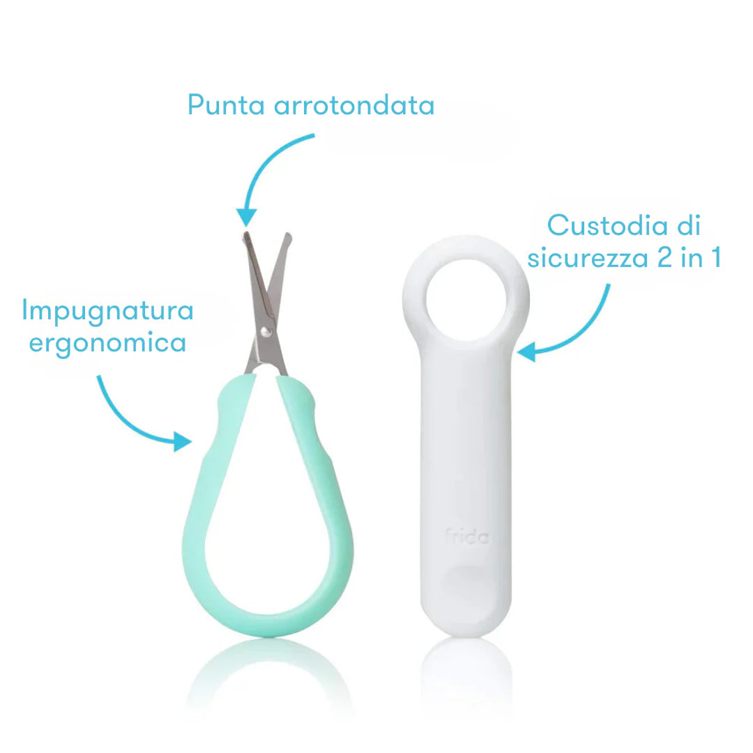 Forbici per unghie con presa facile Frida Baby